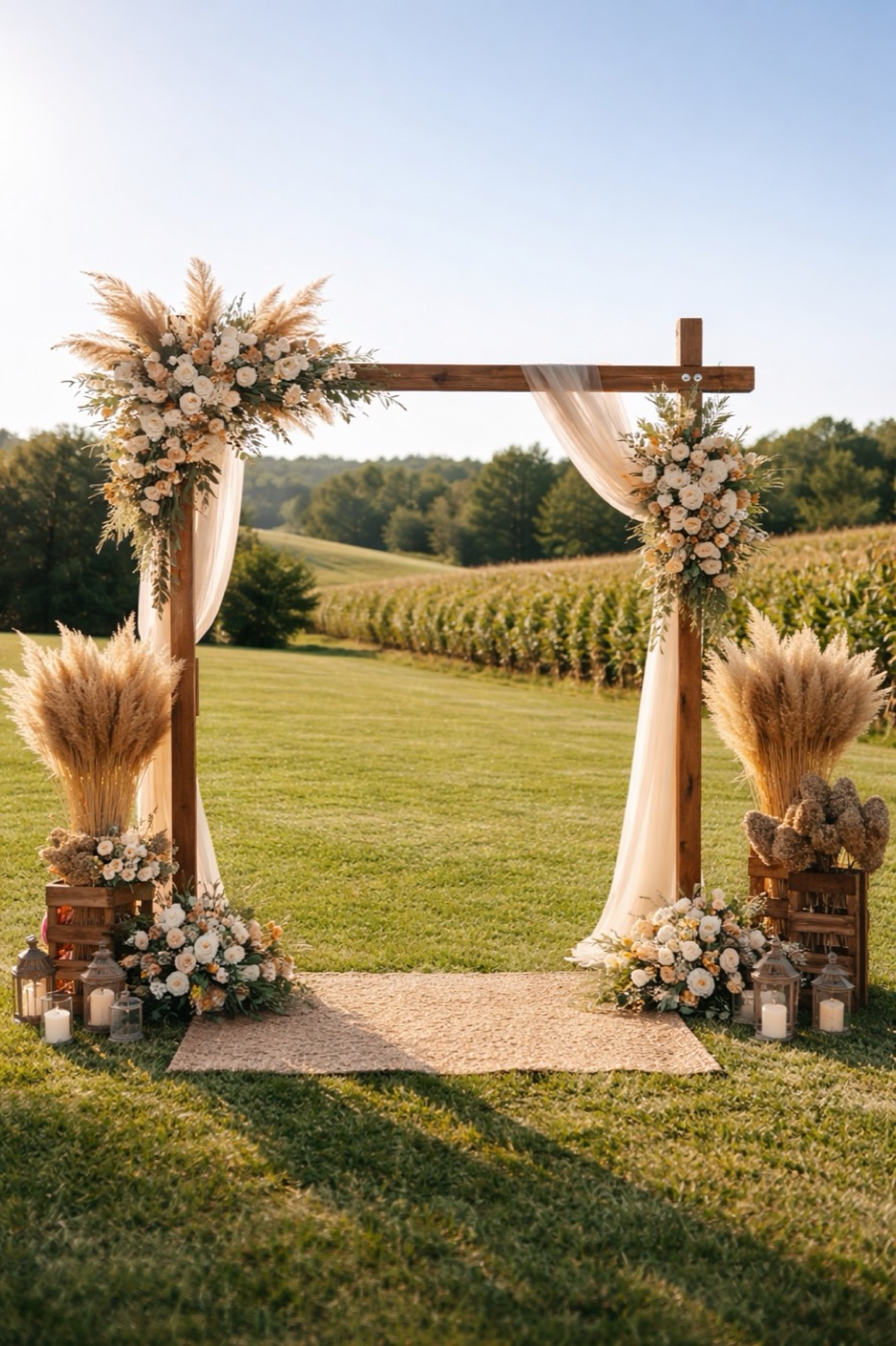 Wooden Wedding Arch